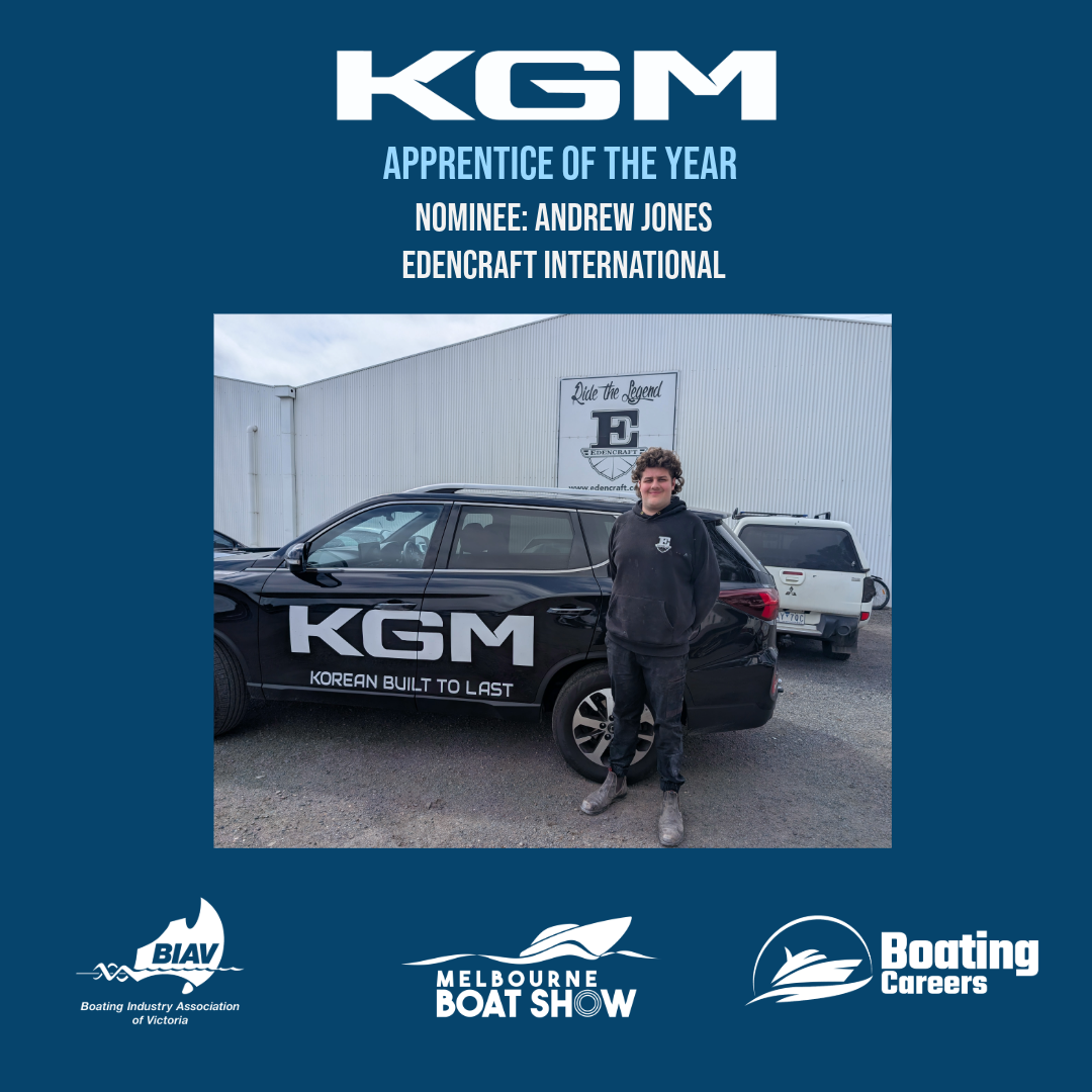 Andrew Jones, marine mechanical apprentice at Edencraft International